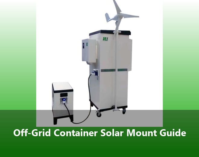 Off-Grid Container Solar Mount Guide